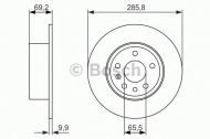 Тормозной диск BOSCH 0 986 479 866