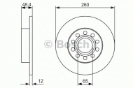 Тормозной диск BOSCH 0 986 479 952