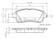 Комплект тормозных колодок BOSCH 0 986 TB3 083