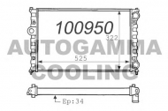 Теплообменник AUTOGAMMA 100950