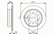 Тормозной диск BOSCH 0 986 479 S36