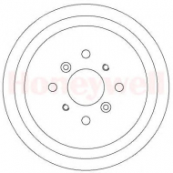 Тормозный барабан BENDIX 329288B