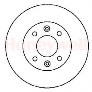 Тормозной диск BENDIX 561182B