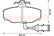 Комплект тормозных колодок BENDIX 571396B