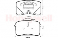 Комплект тормозных колодок BENDIX 571562B