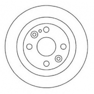 Тормозной диск BENDIX 561714B