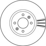 Тормозной диск BENDIX 562131B