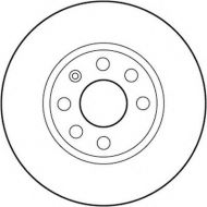 Тормозной диск BENDIX 562196B