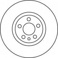 Тормозной диск BENDIX 562224B