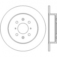 Тормозной диск BENDIX 562447B