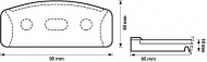 Комплект тормозных колодок BENDIX 571200B