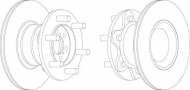 Тормозной диск FERODO FCR104A