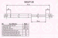 Газовая пружина KLOKKERHOLM 50527120
