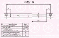 Газовая пружина KLOKKERHOLM 35417102