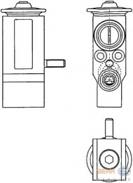 Клапан HELLA 8UW 351 303-381