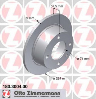 Тормозной диск ZIMMERMANN 180.3004.00