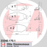 Комплект тормозных колодок ZIMMERMANN 23340.170.1