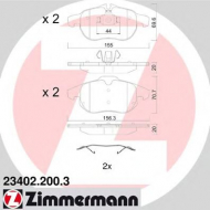 Комплект тормозных колодок ZIMMERMANN 23402.200.3