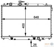 Теплообменник HELLA 8MK 376 707-531