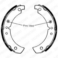 Комлект тормозных накладок DELPHI LS1052