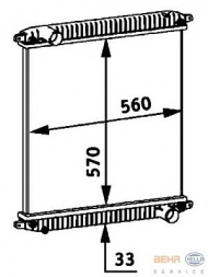 Теплообменник HELLA 8MK 376 721-721