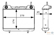 Теплообменник HELLA 8MO 376 725-371