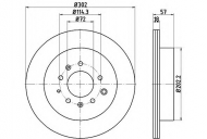 Тормозной диск HELLA 8DD 355 115-791