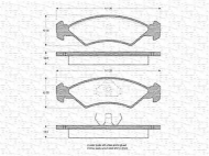 Комплект тормозных колодок MAGNETI MARELLI 363702160202