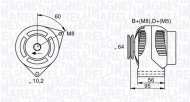 Генератор MAGNETI MARELLI 063533350070