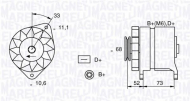 Генератор MAGNETI MARELLI 063321154010