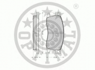 Комплект тормозных колодок OPTIMAL 9219