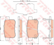 Комплект тормозных колодок TRW GDB3482