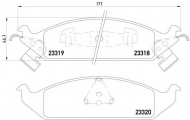 Комплект тормозных колодок PAGID T1694