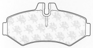 Комплект тормозных колодок QH Benelux BP1246
