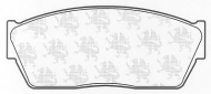Комплект тормозных колодок QH Benelux BP192