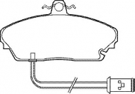 Комплект тормозных колодок QH Benelux BP382