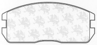 Комплект тормозных колодок QH Benelux BP401