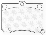 Комплект тормозных колодок QH Benelux BP717