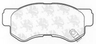 Комплект тормозных колодок QH Benelux BP1218