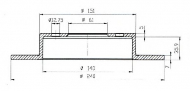 Тормозной диск QH Benelux BDC4851