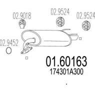 Амортизатор MTS 01.60163