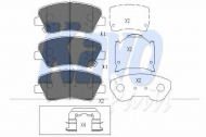 Комплект тормозных колодок KAVO PARTS KBP-3030
