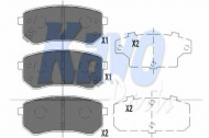 Комплект тормозных колодок KAVO PARTS KBP-4005