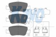 Комплект тормозных колодок KAVO PARTS KBP-9104