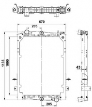 Теплообменник NRF 58280