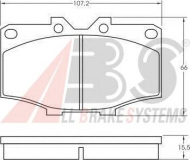 Комплект тормозных колодок A.B.S. 36462 OE