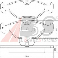 Комплект тормозных колодок A.B.S. 36698 OE
