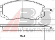 Комплект тормозных колодок A.B.S. 36865 OE