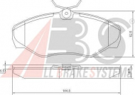Комплект тормозных колодок A.B.S. 37287