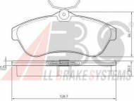 Комплект тормозных колодок A.B.S. 37308 OE